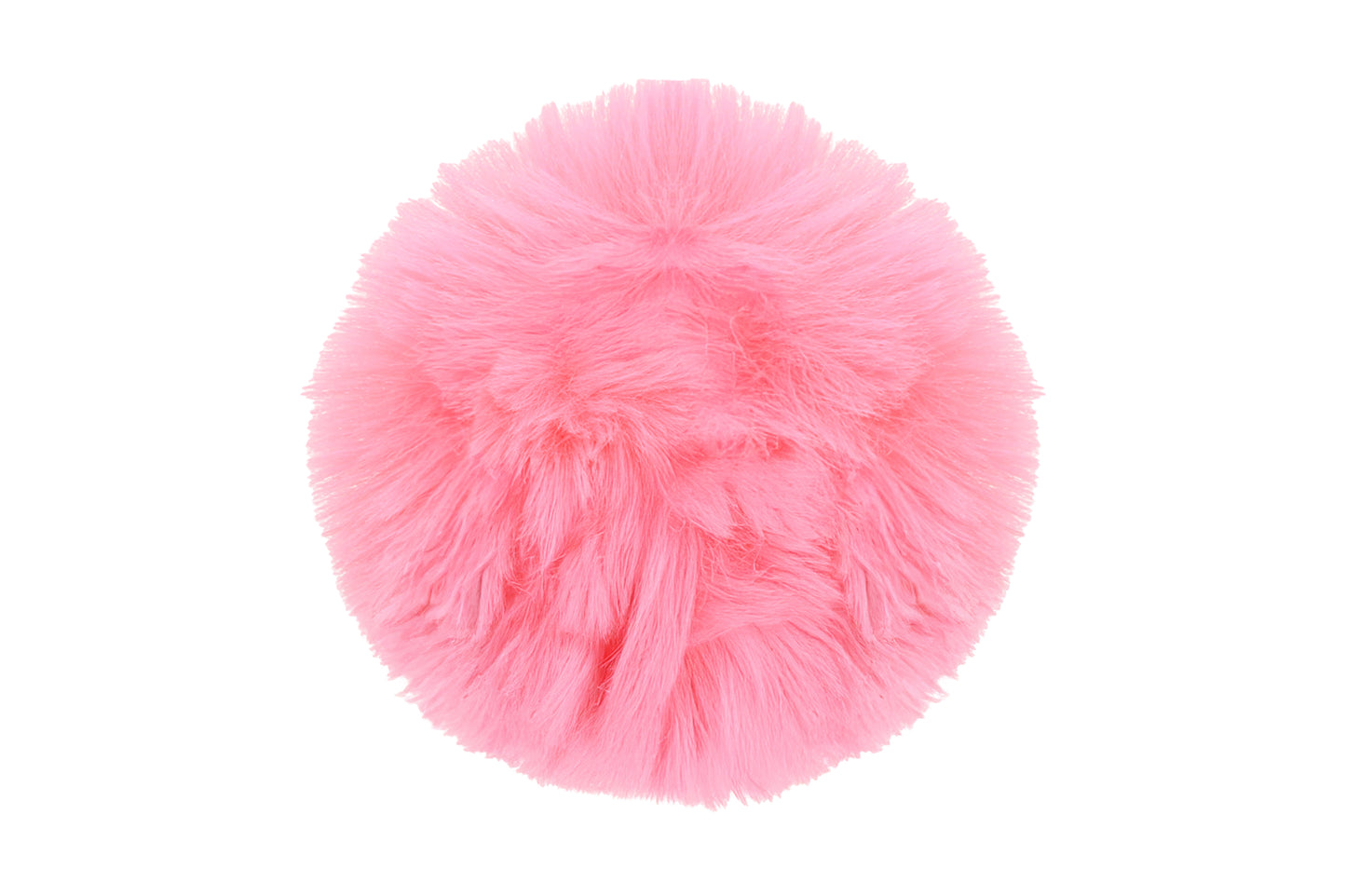 Pompon barbie, dans une teinte rose vif et glamour, avec une texture douce et élégante, idéal pour ajouter une touche fun et audacieuse à votre bonnet.