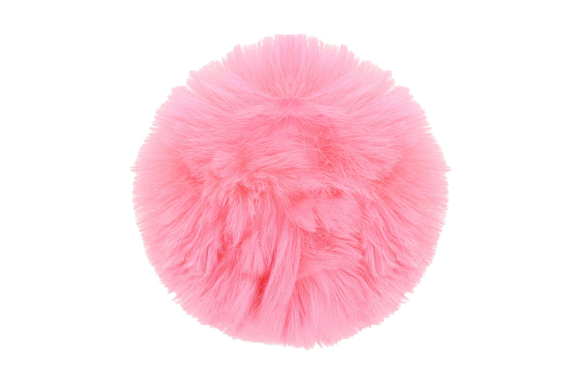 Pompon barbie, dans une teinte rose vif et glamour, avec une texture douce et élégante, idéal pour ajouter une touche fun et audacieuse à votre bonnet.