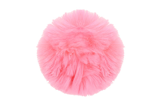 Pompon barbie, dans une teinte rose vif et glamour, avec une texture douce et élégante, idéal pour ajouter une touche fun et audacieuse à votre bonnet.