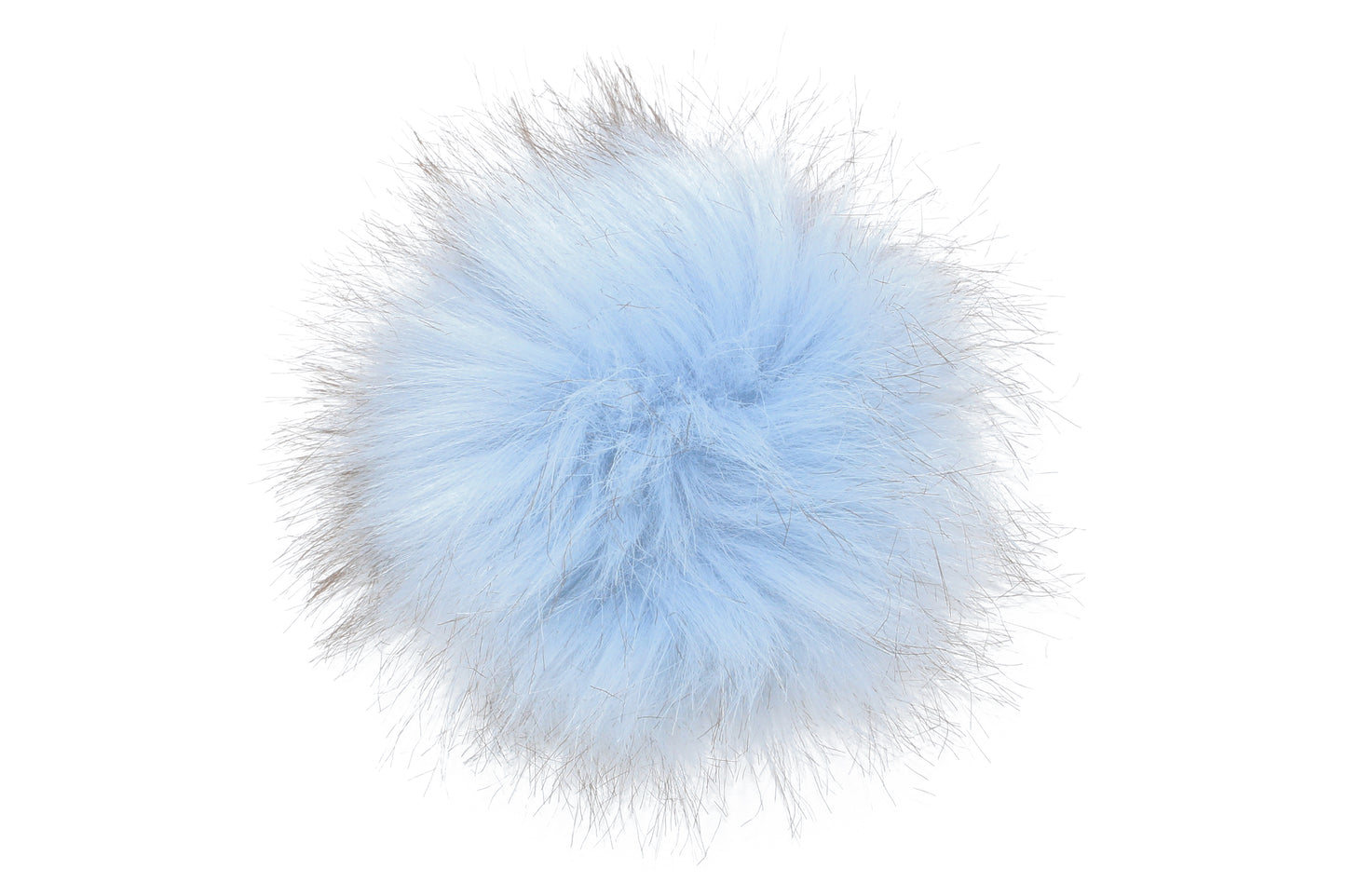 Un pompon aux teintes douces et fraîches, dans des nuances de bleu pâle et de gris, inspirées par la clarté d'un ciel d'hiver. Ce pompon apporte une touche calme et apaisante, idéale pour des créations élégantes et sereines.