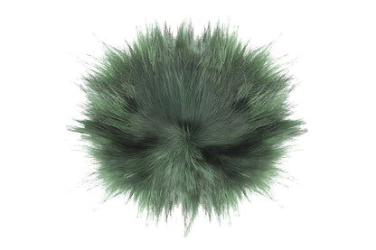 Pompon séquoia, dans une teinte profonde et boisée, avec une texture douce et élégante, idéal pour un style chaleureux et sophistiqué.